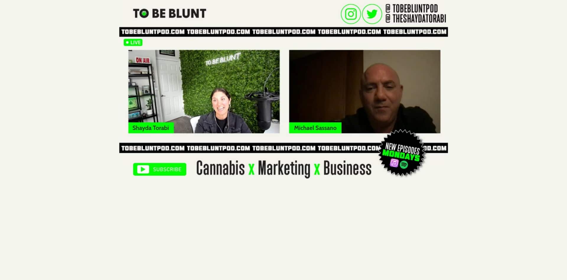 Michael Sassano de Somai Pharmaceuticals en To Be Blunt - Episodio 117 El mercado mundial del cannabis y por qué Alemania está preparada para liderarlo