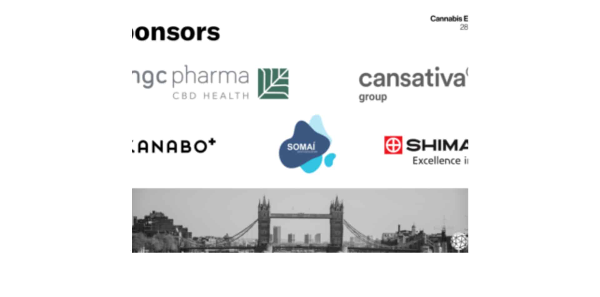 MGC Pharma, Cansativa Group y Somai Pharmaceuticals, entre los patrocinadores de Cannabis Europa