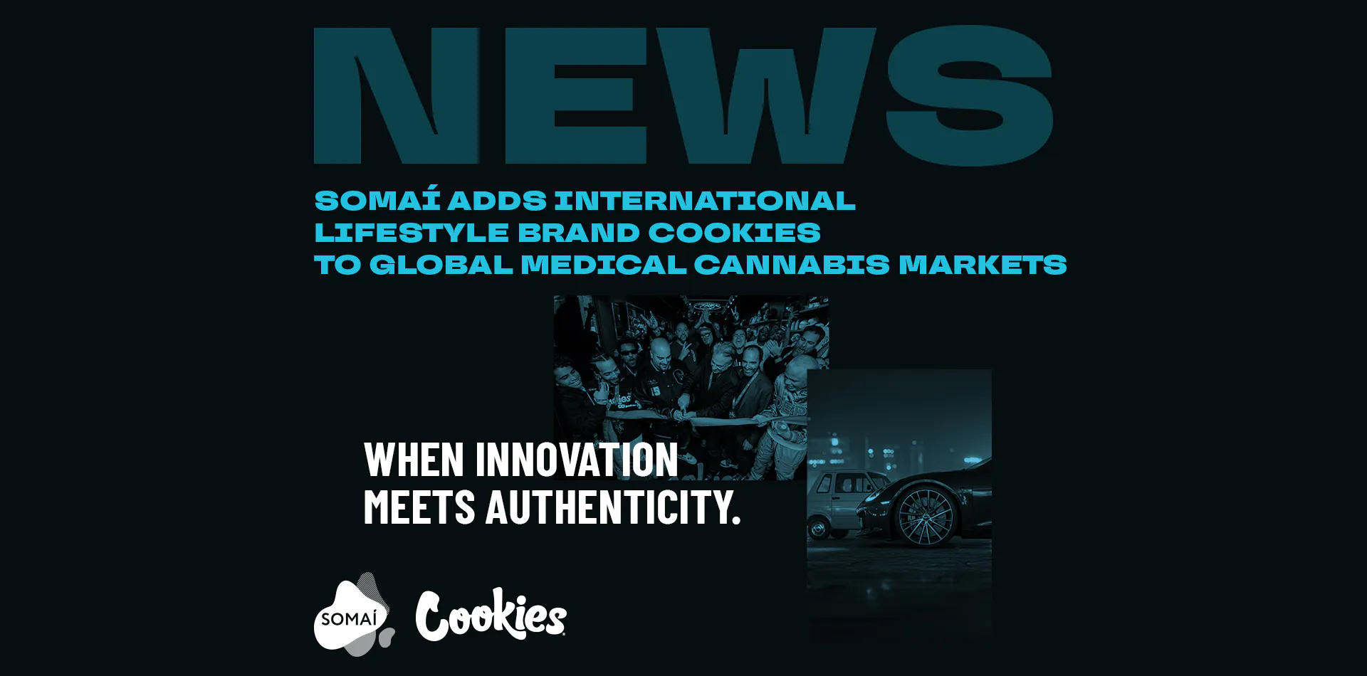 SOMAÍ Adds International Lifestyle Brand Cookies to Global Medical Cannabis Markets